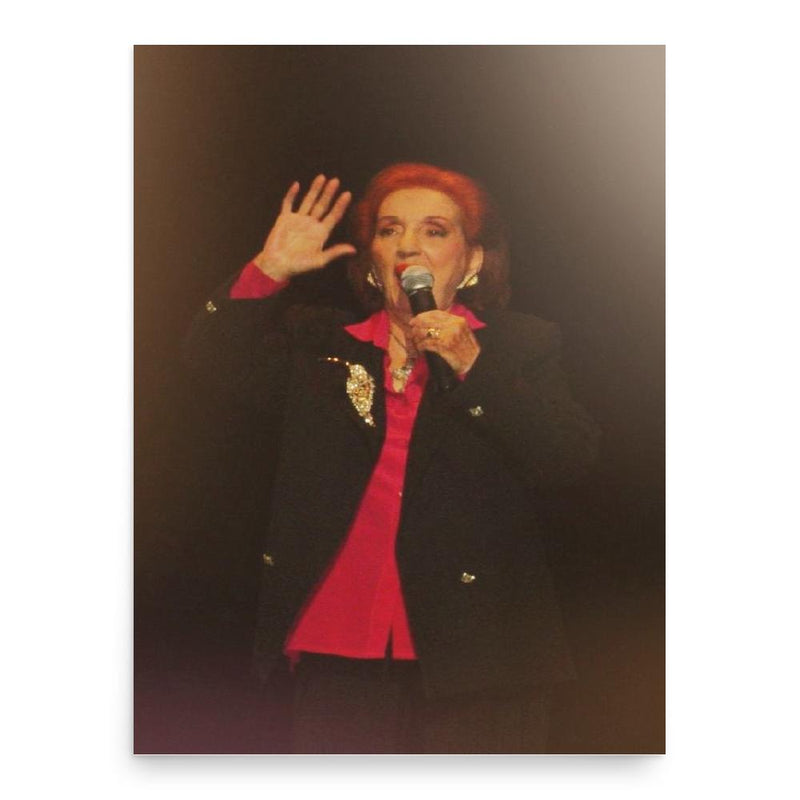 Gloria Lasso poster print, in size 18x24 inches.