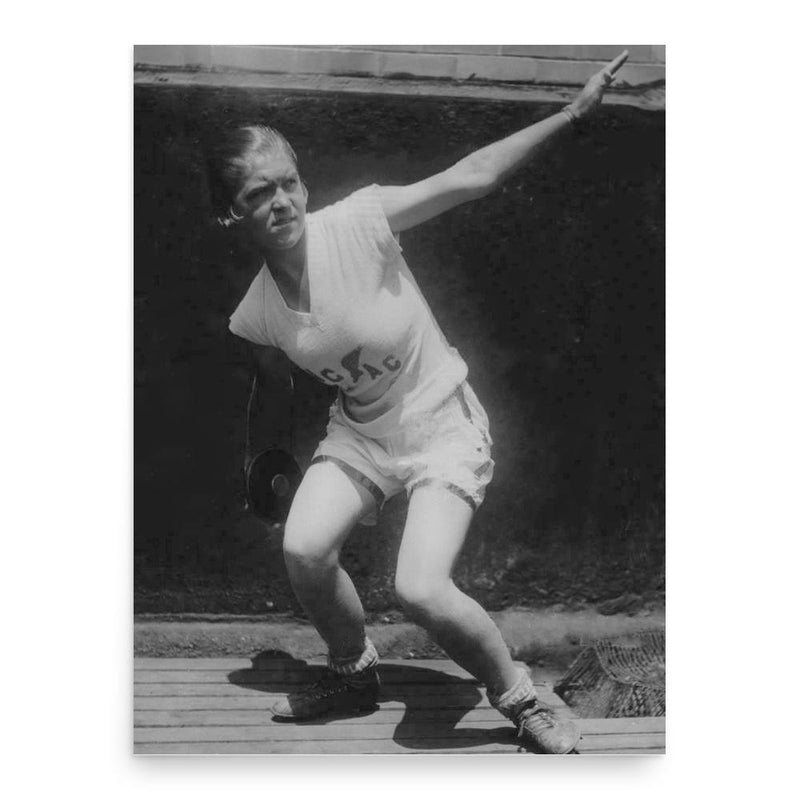 Gloria Russell poster print, in size 18x24 inches.