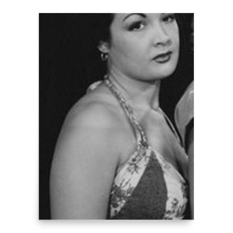 Gloria Ugarte poster print, in size 18x24 inches.