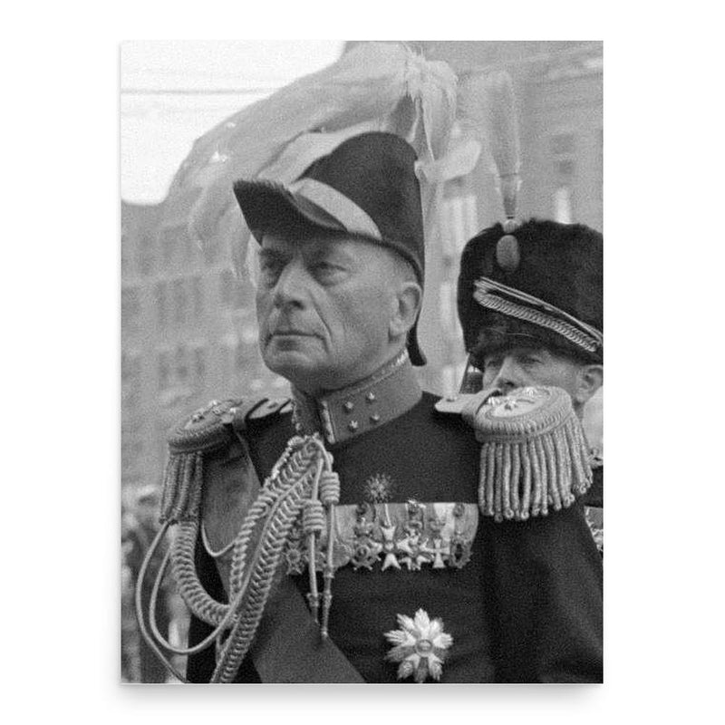 Godfried van Voorst tot Voorst poster print, in size 18x24 inches.