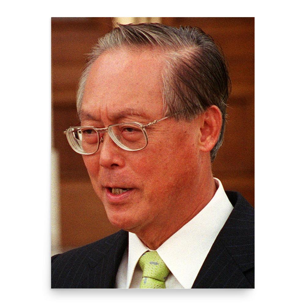 Goh Chok Tong poster print, in size 18x24 inches.