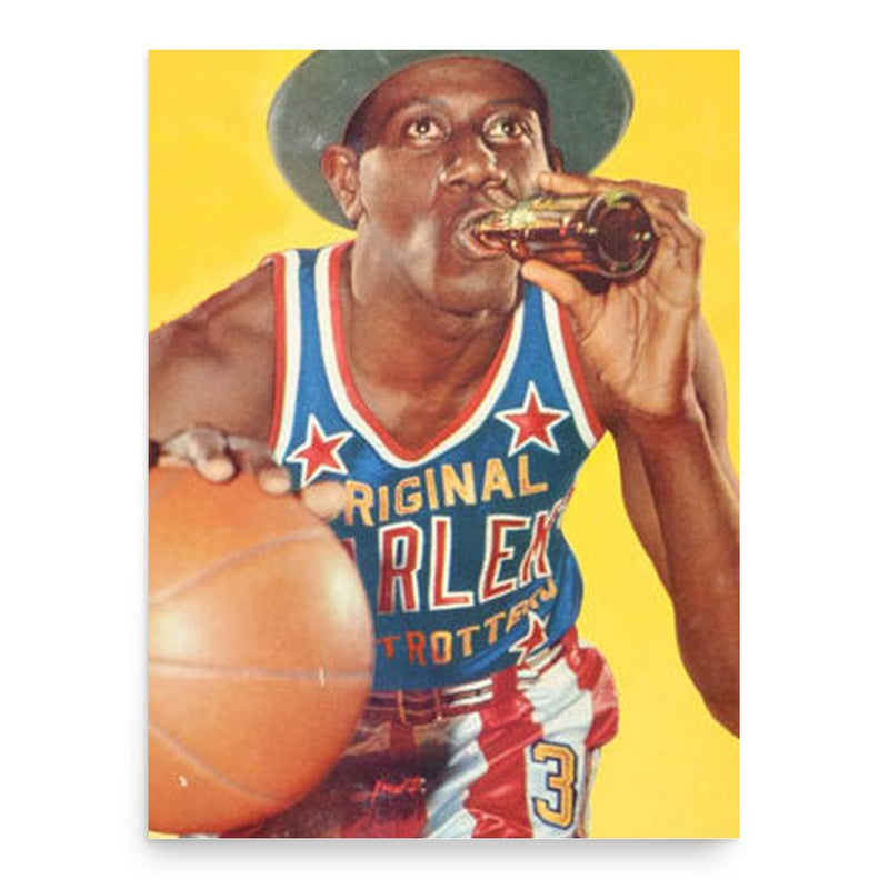 Goose Tatum poster print, in size 18x24 inches.