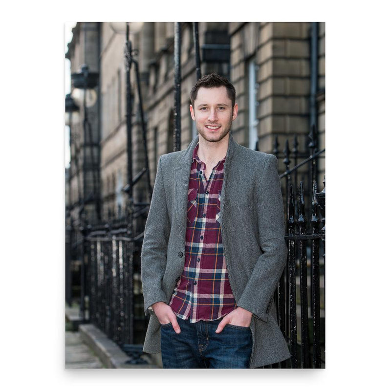 Gordon Aikman poster print, in size 18x24 inches.