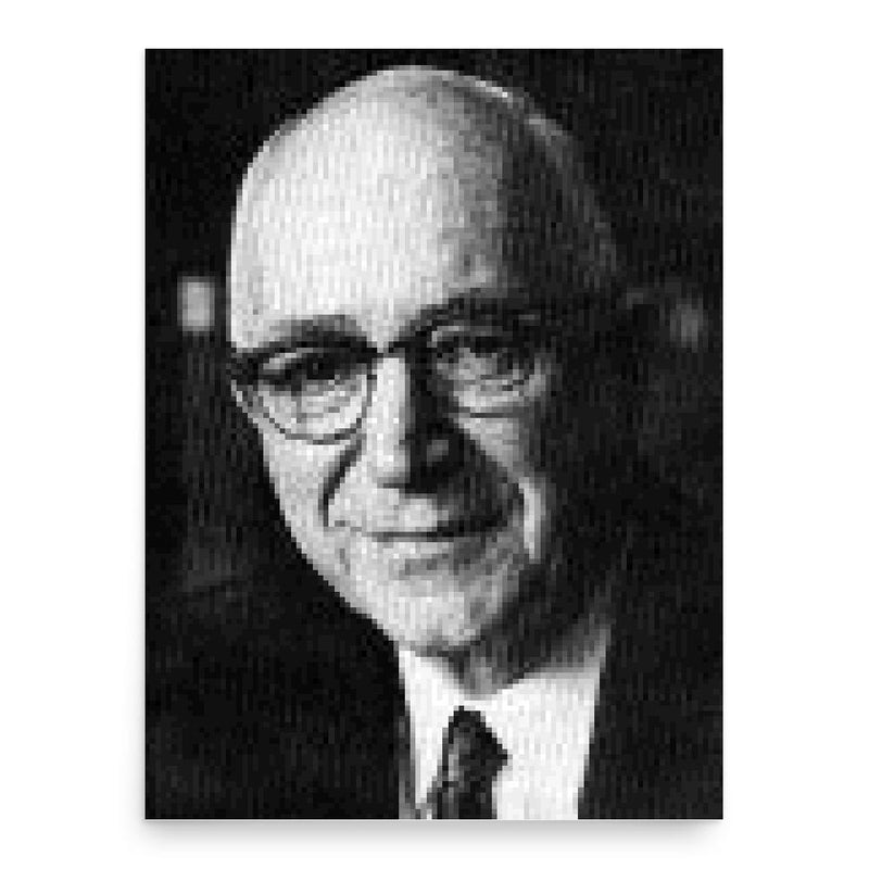 Gordon Allport poster print, in size 18x24 inches.