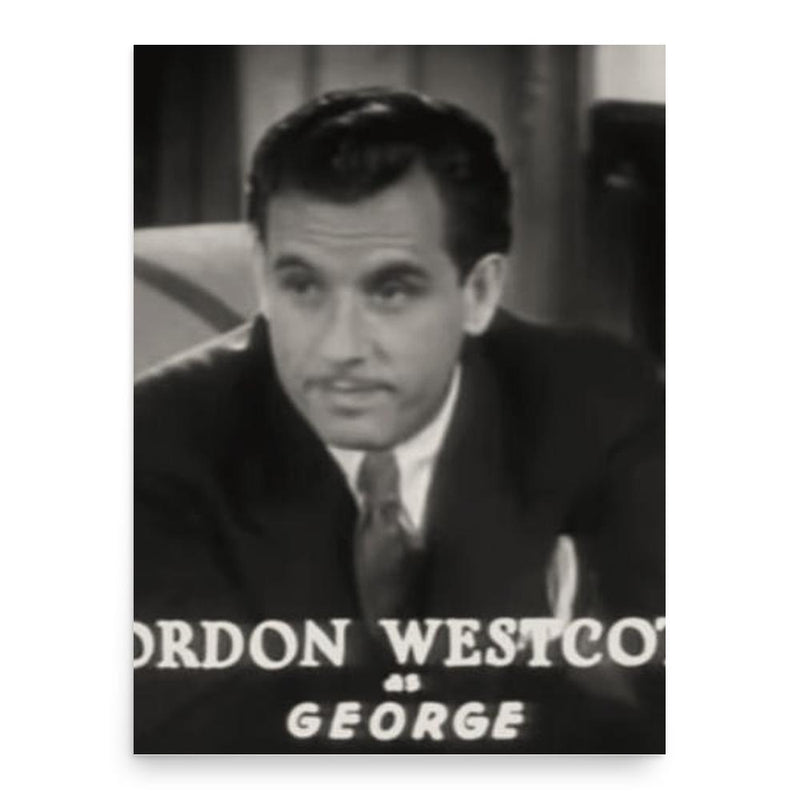 Gordon Westcott poster print, in size 18x24 inches.