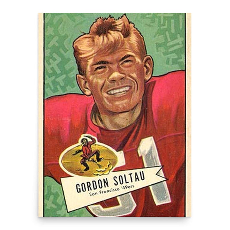 Gordy Soltau poster print, in size 18x24 inches.