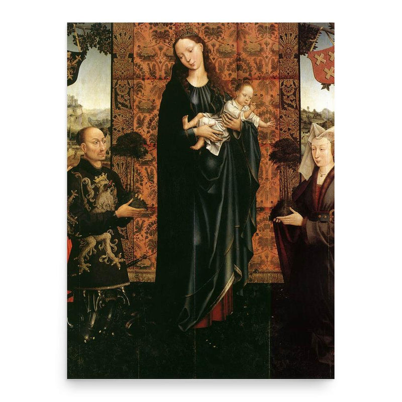 Goswin van der Weyden poster print, in size 18x24 inches.