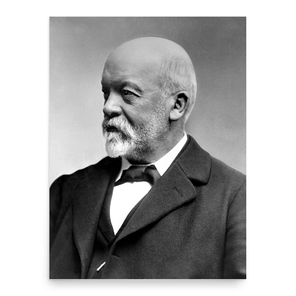 Gottlieb Daimler poster print, in size 18x24 inches.