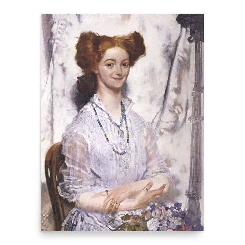 Grace Gifford poster print, in size 18x24 inches.