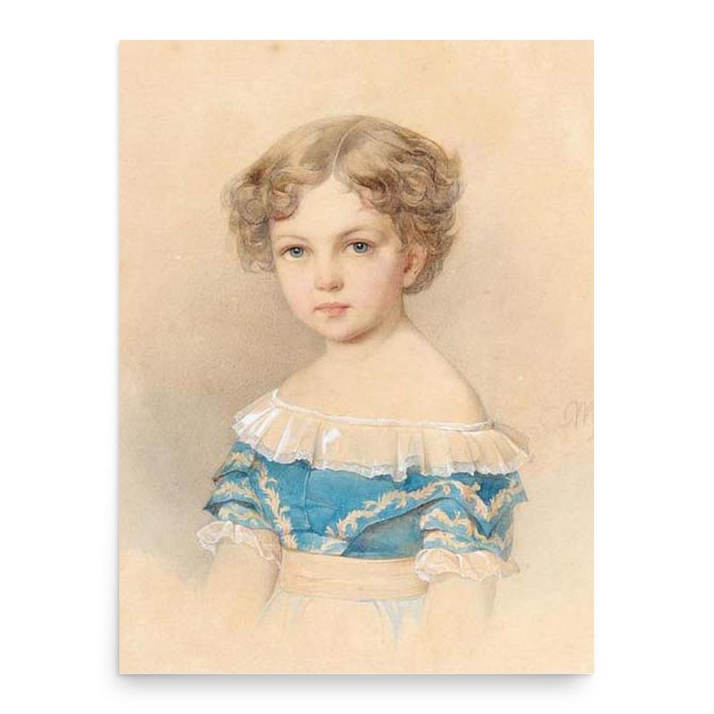 Grand Duchess Alexandra Alexandrovna of Russia poster print, in size 18x24 inches.