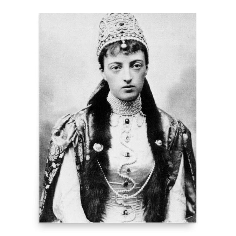 Grand Duchess Anastasia Mikhailovna of Russia poster print, in size 18x24 inches.