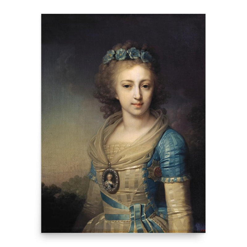 Grand Duchess Elena Pavlovna of Russia poster print, in size 18x24 inches.