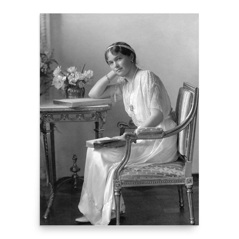 Grand Duchess Olga Nikolaevna of Russia poster print, in size 18x24 inches.