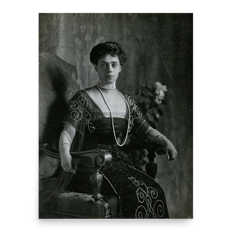 Grand Duchess Xenia Alexandrovna of Russia poster print, in size 18x24 inches.