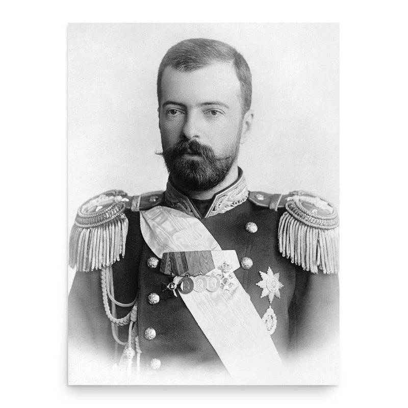 Grand Duke Alexander Mikhailovich of Russia poster print, in size 18x24 inches.