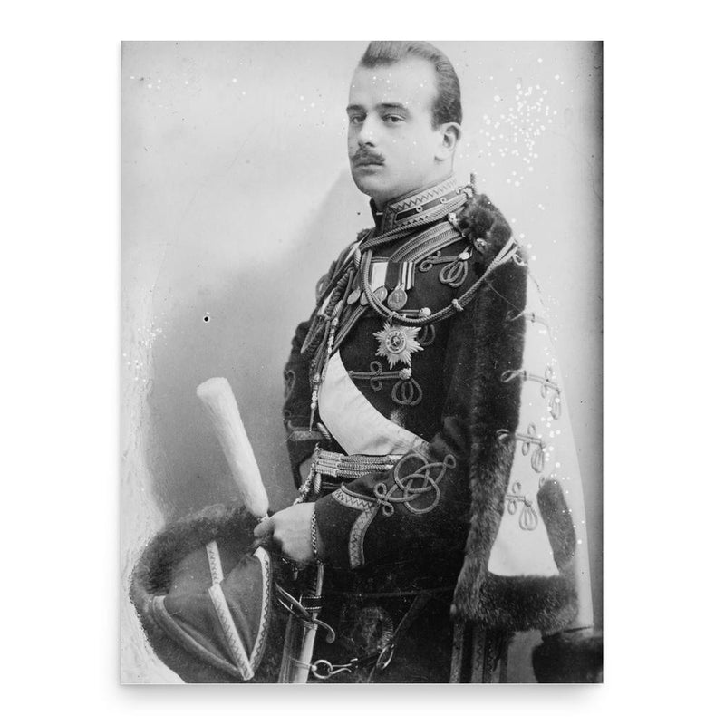 Grand Duke Boris Vladimirovich of Russia poster print, in size 18x24 inches.