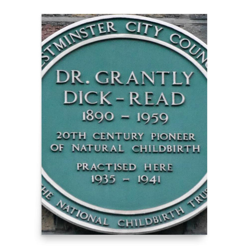 Grantly Dick-Read poster print, in size 18x24 inches.