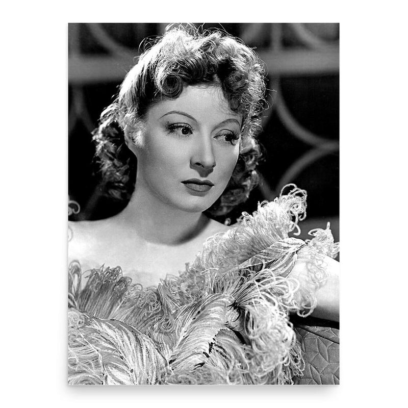 Greer Garson poster print, in size 18x24 inches.