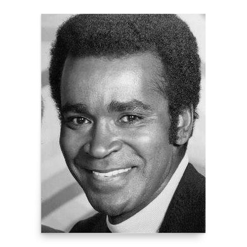 Greg Morris poster print, in size 18x24 inches.