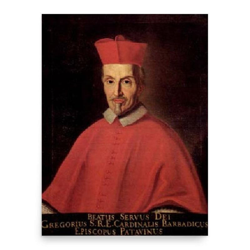 Gregorio Barbarigo poster print, in size 18x24 inches.