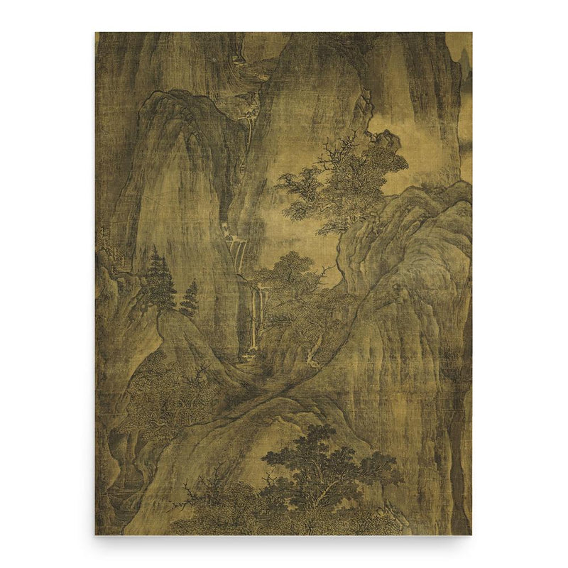 Guan Tong poster print, in size 18x24 inches.