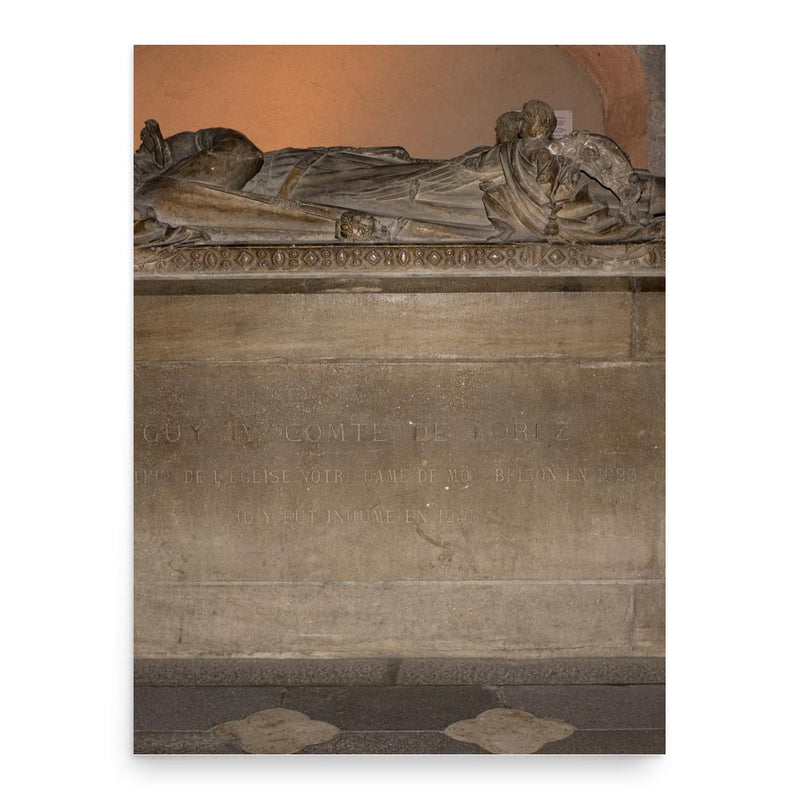 Guigues IV of Forez poster print, in size 18x24 inches.