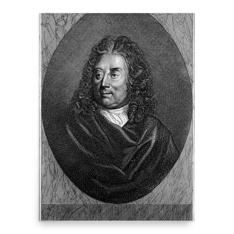 Guillaume Amfrye de Chaulieu poster print, in size 18x24 inches.