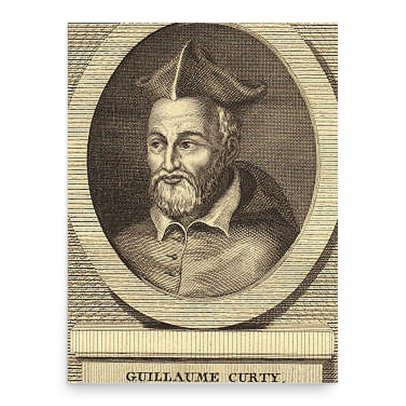 Guillaume Court poster print, in size 18x24 inches.