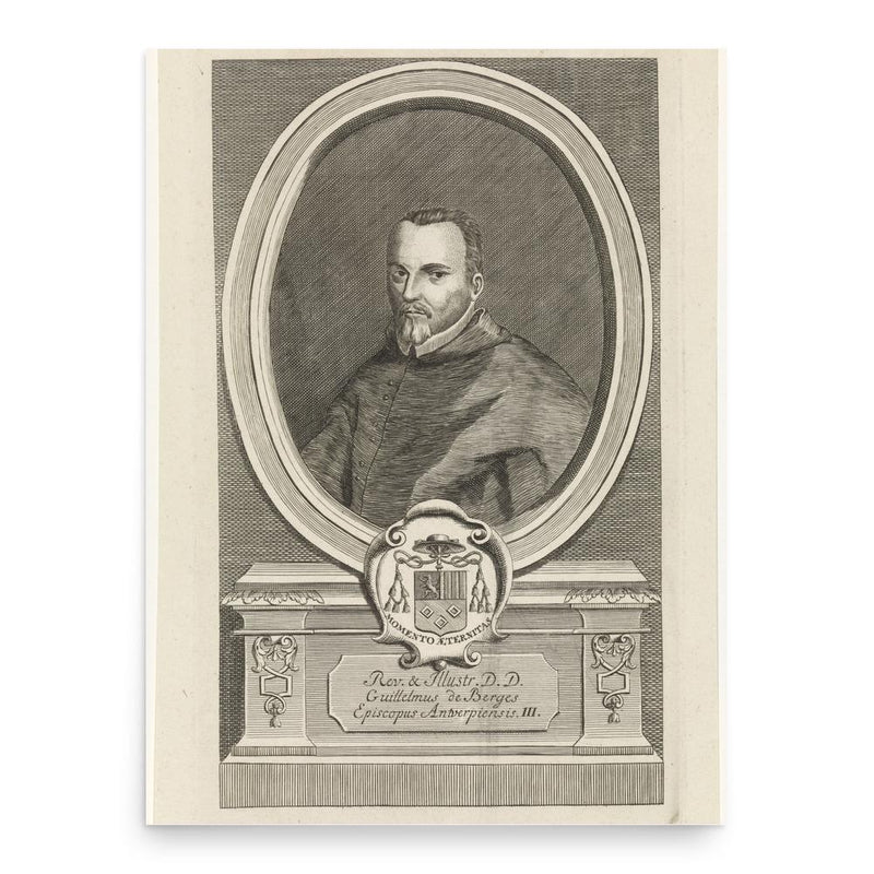 Guillaume de Berghes poster print, in size 18x24 inches.