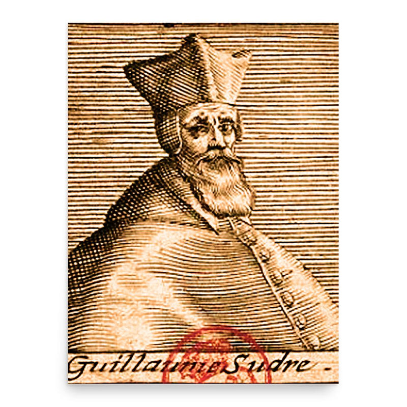 Guillaume de la Sudrie poster print, in size 18x24 inches.