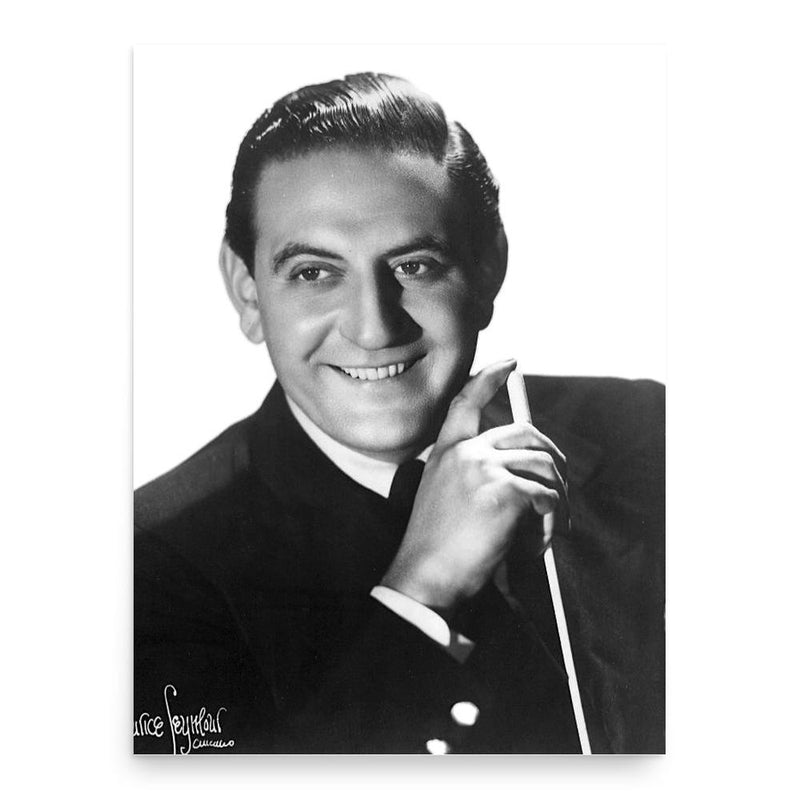 Guy Lombardo poster print, in size 18x24 inches.