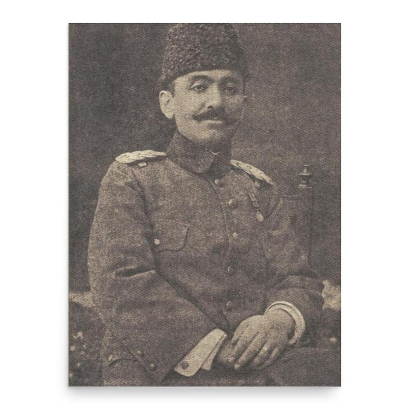 Hafiz Hakki Pasha poster print, in size 18x24 inches.