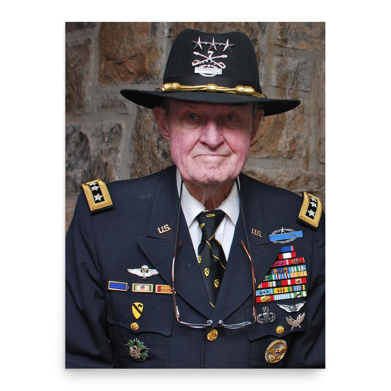 Hal Moore poster print, in size 18x24 inches.