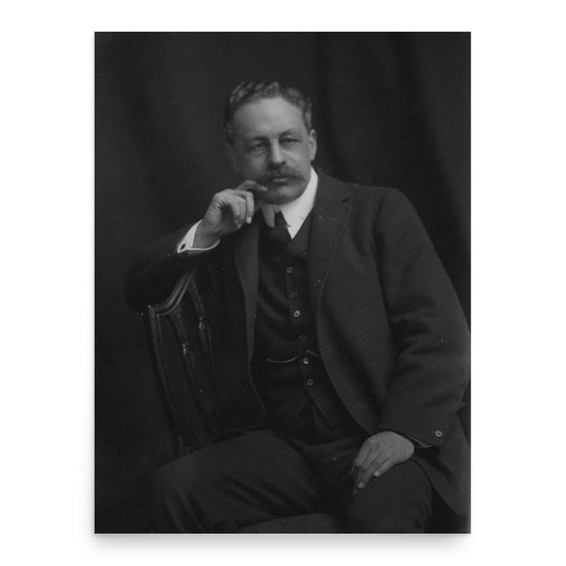 Halford Mackinder poster print, in size 18x24 inches.