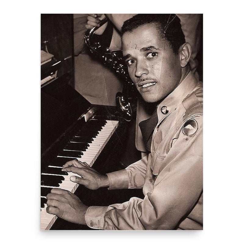 Hampton Hawes poster print, in size 18x24 inches.