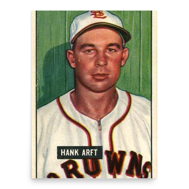 Hank Arft poster print, in size 18x24 inches.