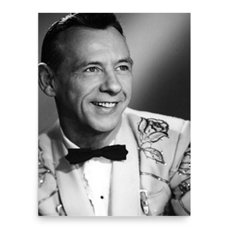 Hank Snow poster print, in size 18x24 inches.