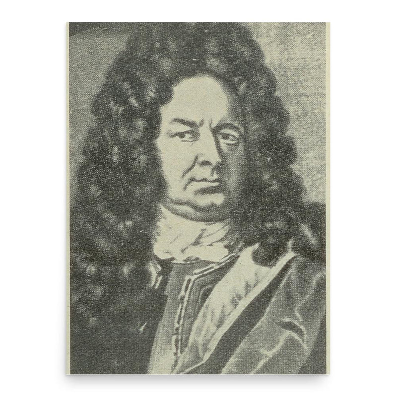 Hans Carl von Carlowitz poster print, in size 18x24 inches.