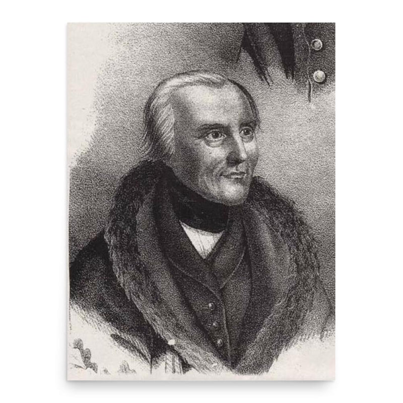 Hans Christoph Ernst von Gagern poster print, in size 18x24 inches.