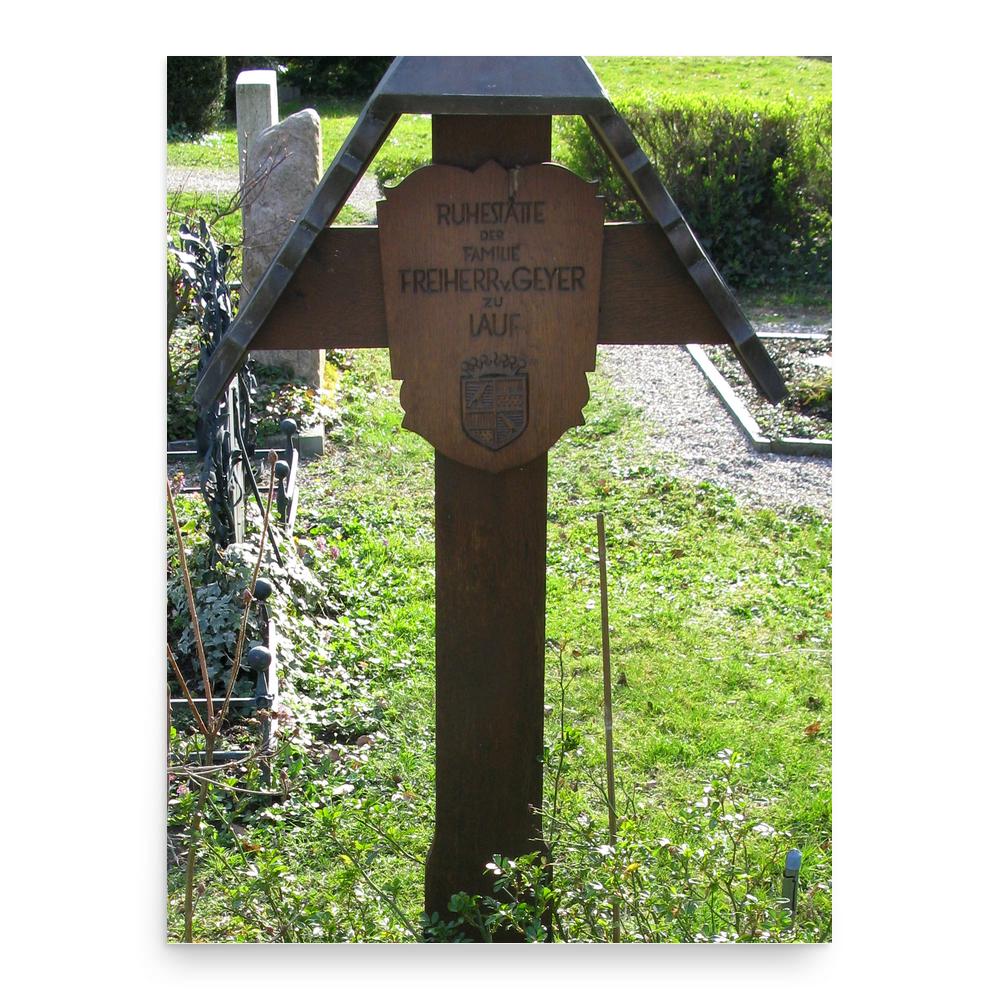 Hans Freiherr von Geyer zu Lauf poster print, in size 18x24 inches.