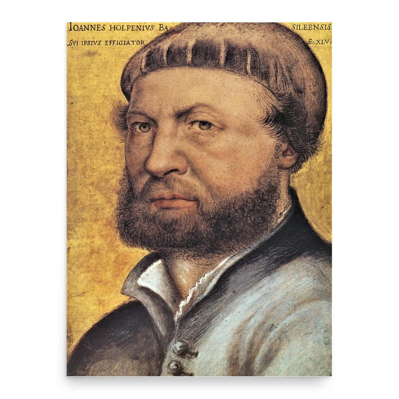 Hans Holbein the Younger poster print, in size 18x24 inches.