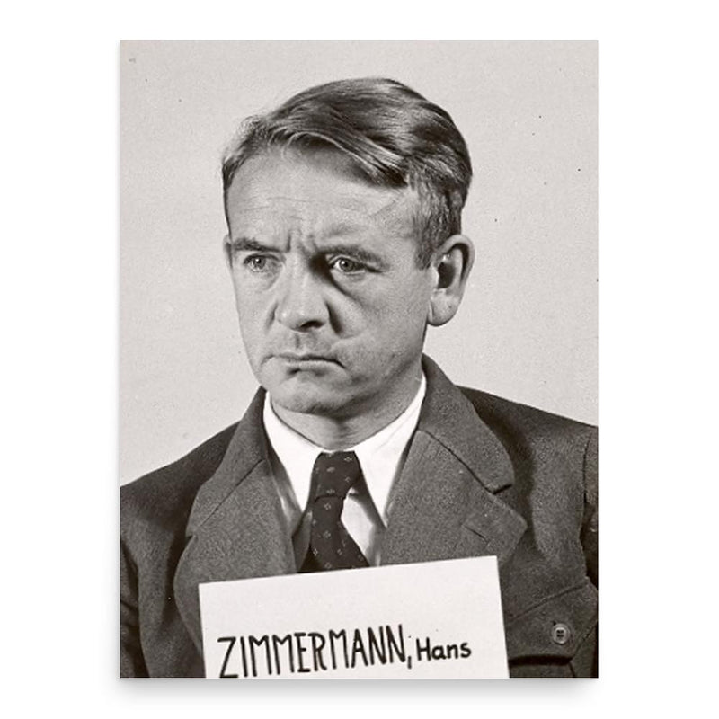 Hans Zimmermann poster print, in size 18x24 inches.