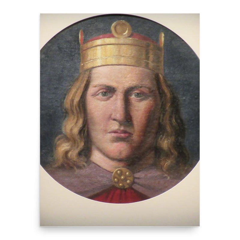 Harald II of Denmark poster print, in size 18x24 inches.