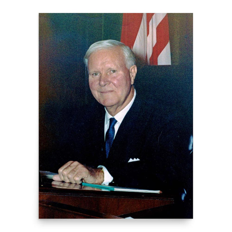 Harley Orrin Staggers poster print, in size 18x24 inches.