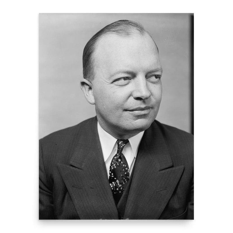 Harold Stassen poster print, in size 18x24 inches.