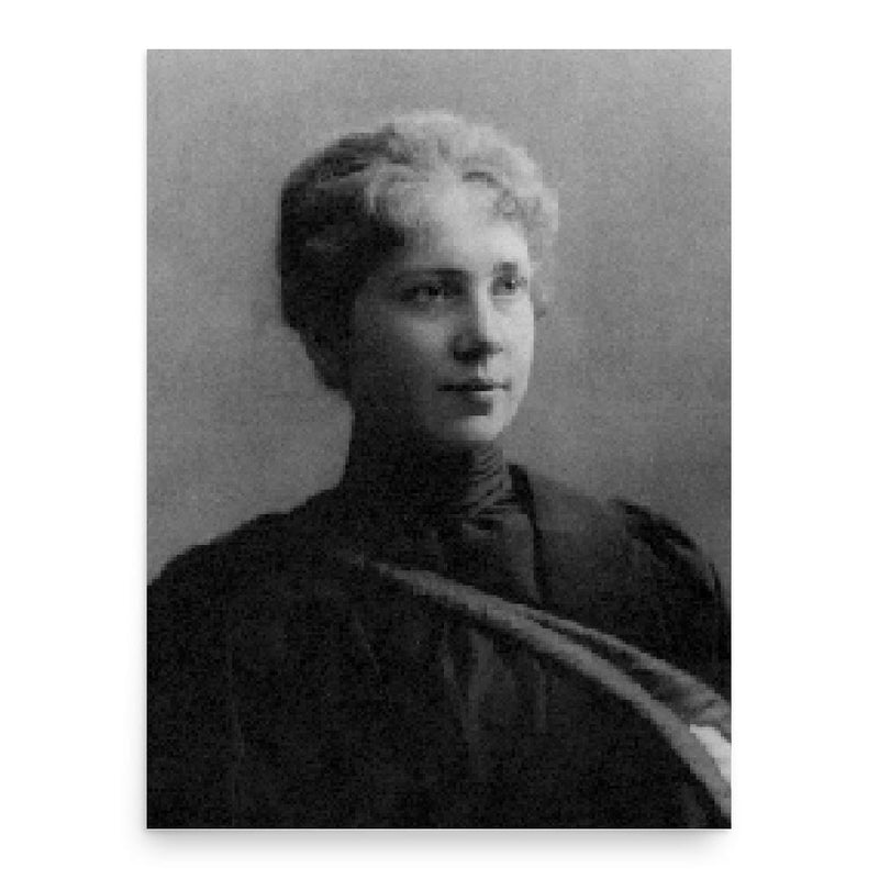 Harriet Brooks poster print, in size 18x24 inches.