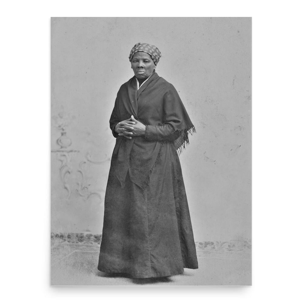 Harriet Tubman poster print, in size 18x24 inches.