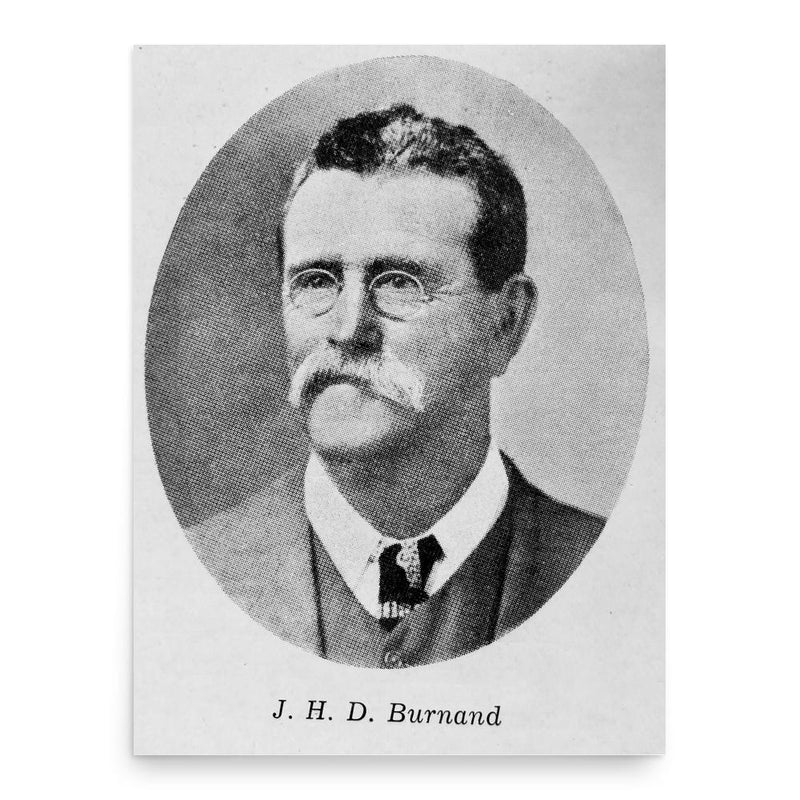 Harry Burnand poster print, in size 18x24 inches.