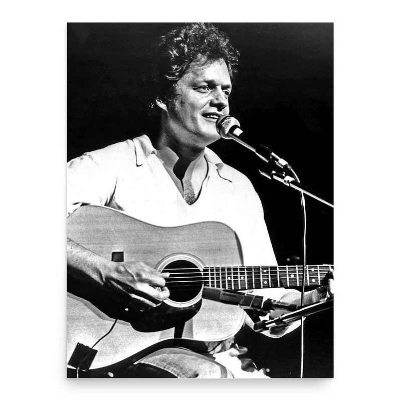 Harry Chapin poster print, in size 18x24 inches.