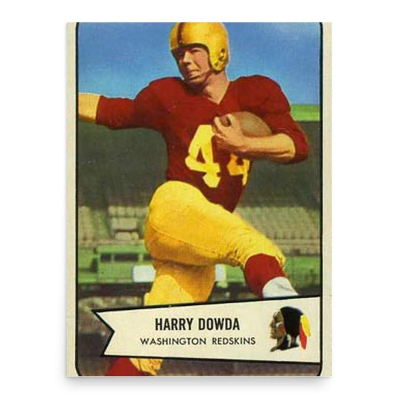 Harry Dowda poster print, in size 18x24 inches.